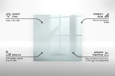 Protecție sub sobă hexagonal transparent