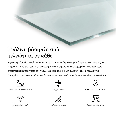 Protecție sub sobă hexagonal transparent