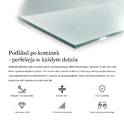 Protecție sub sobă hexagonal transparent