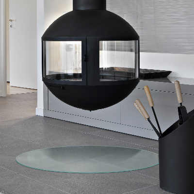 Protecție sub sobă Semitransparentă rotundă
