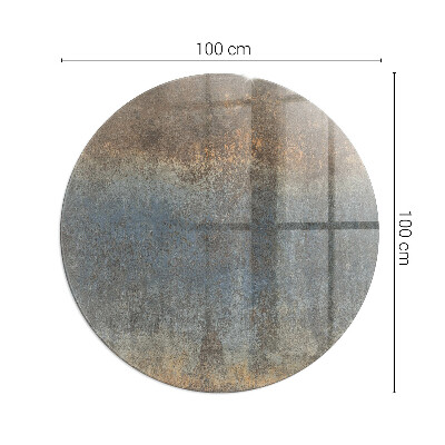 Sticlă securizată protecție sub sobă rotundă Abstraktný textúrovaný vzor
