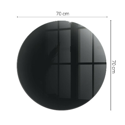 Protecție sub sobă rotundă Farba Tmavý grafit