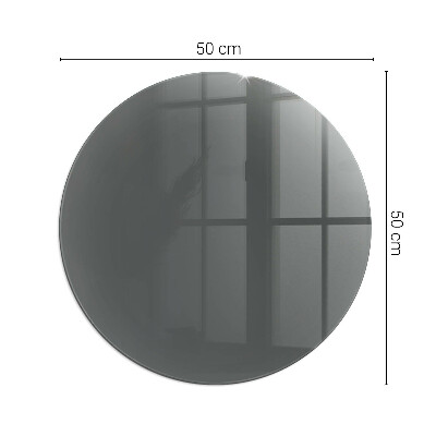 Protecție sub sobă rotundă Farba Sivohnedá