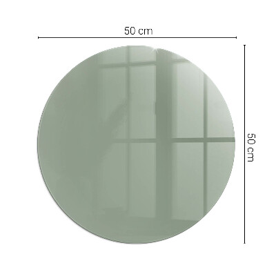 Protecție sub sobă rotundă Farba sivozelená