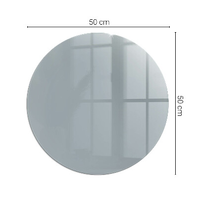 Protecție sub sobă rotundă Farba sivá
