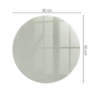 Sticlă securizată protecție sub sobă rotundă Farba Sivozelená