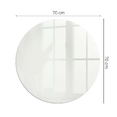 Protecție sub sobă rotundă Farba Slonovinová