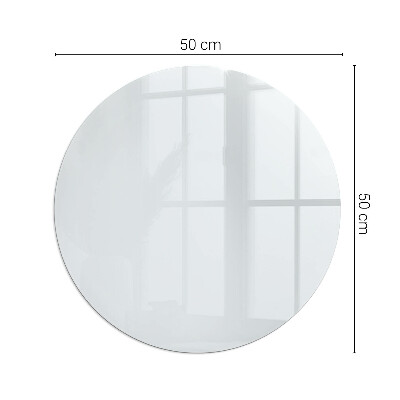 Sticlă securizată protecție sub sobă rotundă Farba Svetlosivá