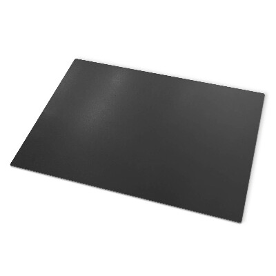 Protecție sub sobă dreptunghiulară din metal negru