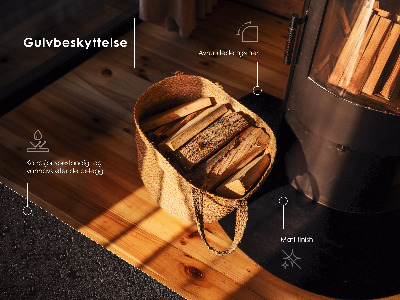 Protecție sub sobă dreptunghiulară neagră din metal