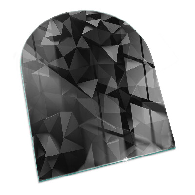 Protecție sub sobă semi-ovală Geometrie tridimensională
