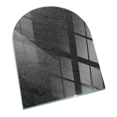 Sticlă sub șemineu semi-oval Textura suprafeței pietrei