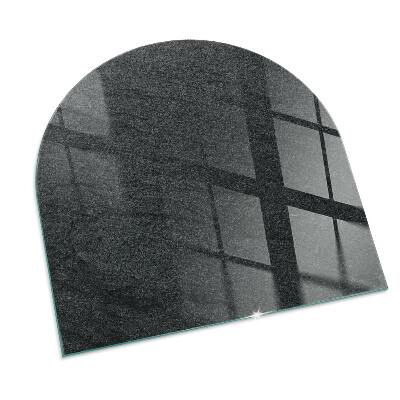 Sticlă sub șemineu semi-oval Textura suprafeței pietrei
