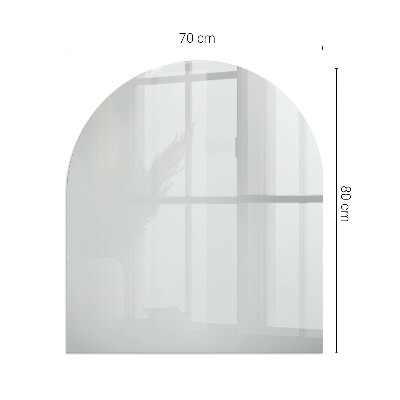Protecție sub sobă semi-ovală Culoare Gri