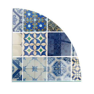 Sticlă securizată de protecție sub sobă trimestru Modele de plăci ceramice