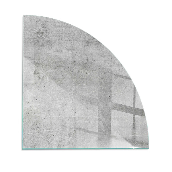 Sticlă securizată de protecție sub sobă trimestru Textură de beton brut