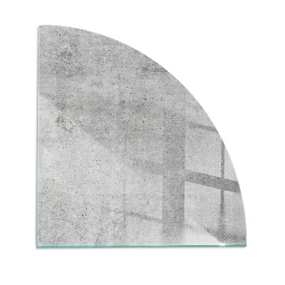 Sticlă securizată de protecție sub sobă trimestru Textură de beton brut