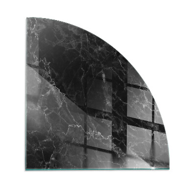 Sticlă securizată de protecție sub sobă trimestru Model elegant de marmură