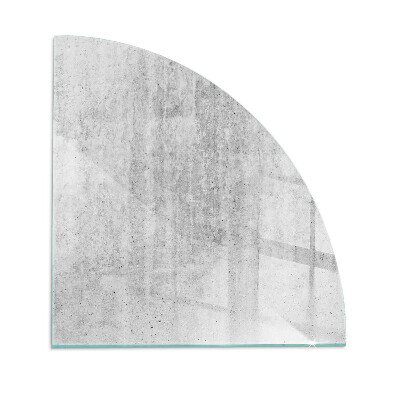 Sticlă securizată de protecție sub sobă trimestru Textură de beton brut