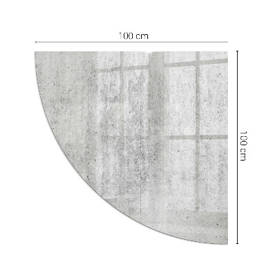 Sticlă securizată de protecție sub sobă trimestru Textură de beton brut