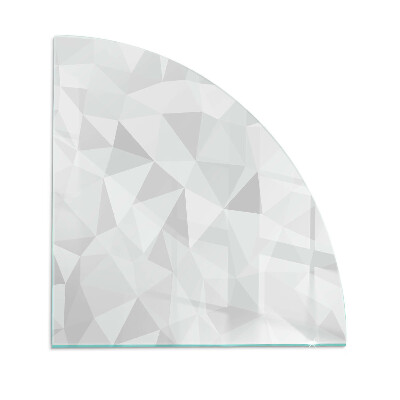 Sticlă securizată de protecție sub sobă trimestru Model geometric abstract
