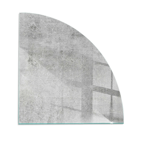 Sticlă securizată de protecție sub sobă trimestru Textură de beton brut