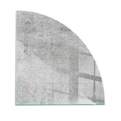 Sticlă securizată de protecție sub sobă trimestru Textură de beton brut