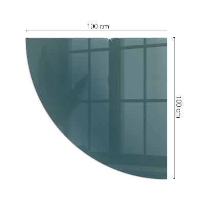 Sticlă securizată de protecție sub sobă trimestru Culoarea mării