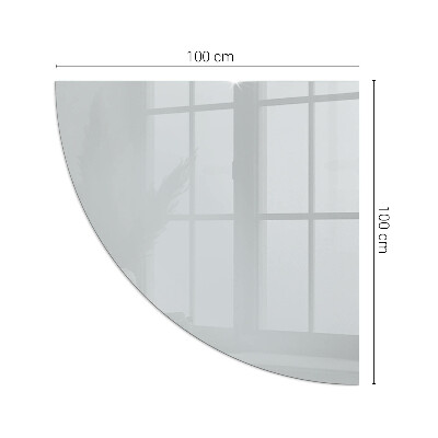 Sticlă securizată de protecție sub sobă trimestru Culoare Gri