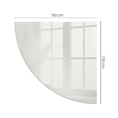 Sticlă securizată de protecție sub sobă trimestru Culoare Gri