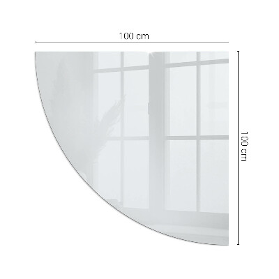 Sticlă securizată de protecție sub sobă trimestru Culoare Gri deschis