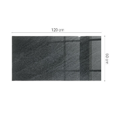 Sticlă sub șemineu dreptunghiular Textură de piatră naturală