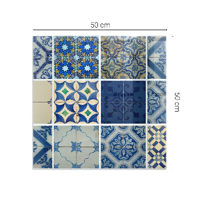 Sticlă sub șemineu dreptunghiular Modele de plăci ceramice