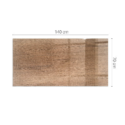 Protecție sub sobă dreptunghiulară Model natural din lemn