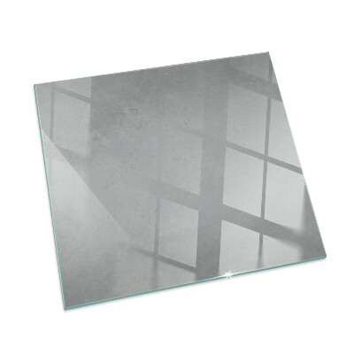 Protecție sub sobă dreptunghiulară Textură de beton cu efect