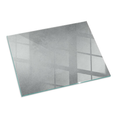 Protecție sub sobă dreptunghiulară Textură de beton cu efect