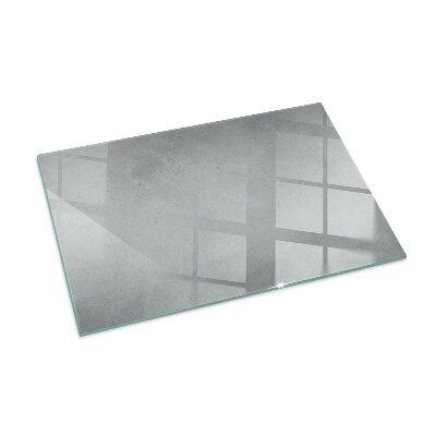 Protecție sub sobă dreptunghiulară Textură de beton cu efect