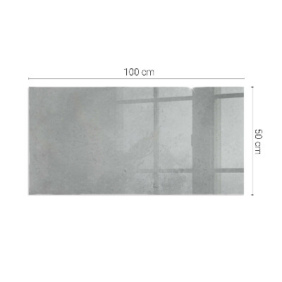 Protecție sub sobă dreptunghiulară Textură de beton cu efect