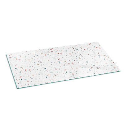 Protecție sub sobă dreptunghiulară Model cu forme mici