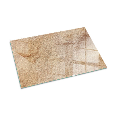 Protecție sub sobă dreptunghiulară Textură de piatră naturală