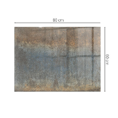 Sticlă sub șemineu dreptunghiular Model de textură abstractă