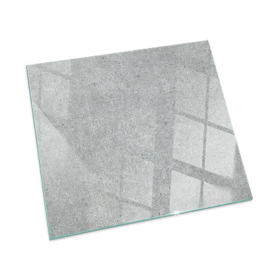 Protecție sub sobă dreptunghiulară Textură de beton brut