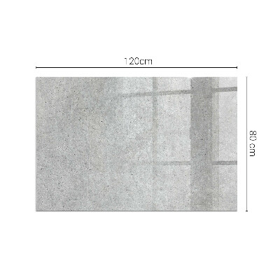 Protecție sub sobă dreptunghiulară Textură de beton brut