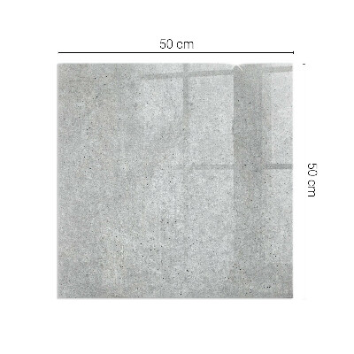 Protecție sub sobă dreptunghiulară Textură de beton brut