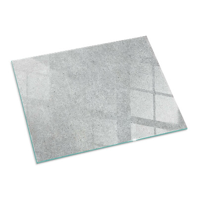 Protecție sub sobă dreptunghiulară Textură de beton brut