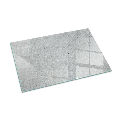 Protecție sub sobă dreptunghiulară Textură de beton brut