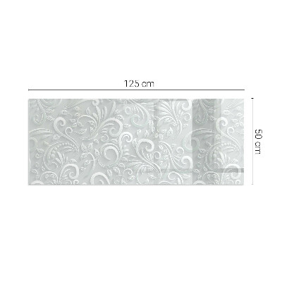 Protecție sub sobă dreptunghiulară Model elegant de plante