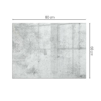 Protecție sub sobă dreptunghiulară Textură de beton brut