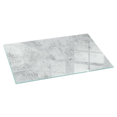 Protecție sub sobă dreptunghiulară Textură de beton brut