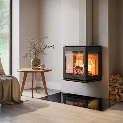 Protecție sub sobă dreptunghiulară Culoare Grafit închis